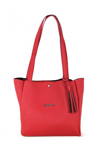 Red Shoulder Bag 10482KI
