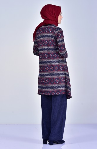 TUBANUR Tunic Trousers Double Suit 2991-01 Navy Blue Claret Red 2991-01