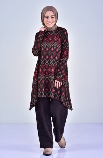 Tunic Trousers Double Suit 2999-02 Claret Red 2999-02