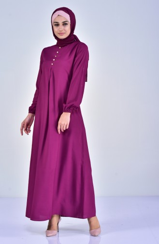 Robe Hijab Plum 9012-10