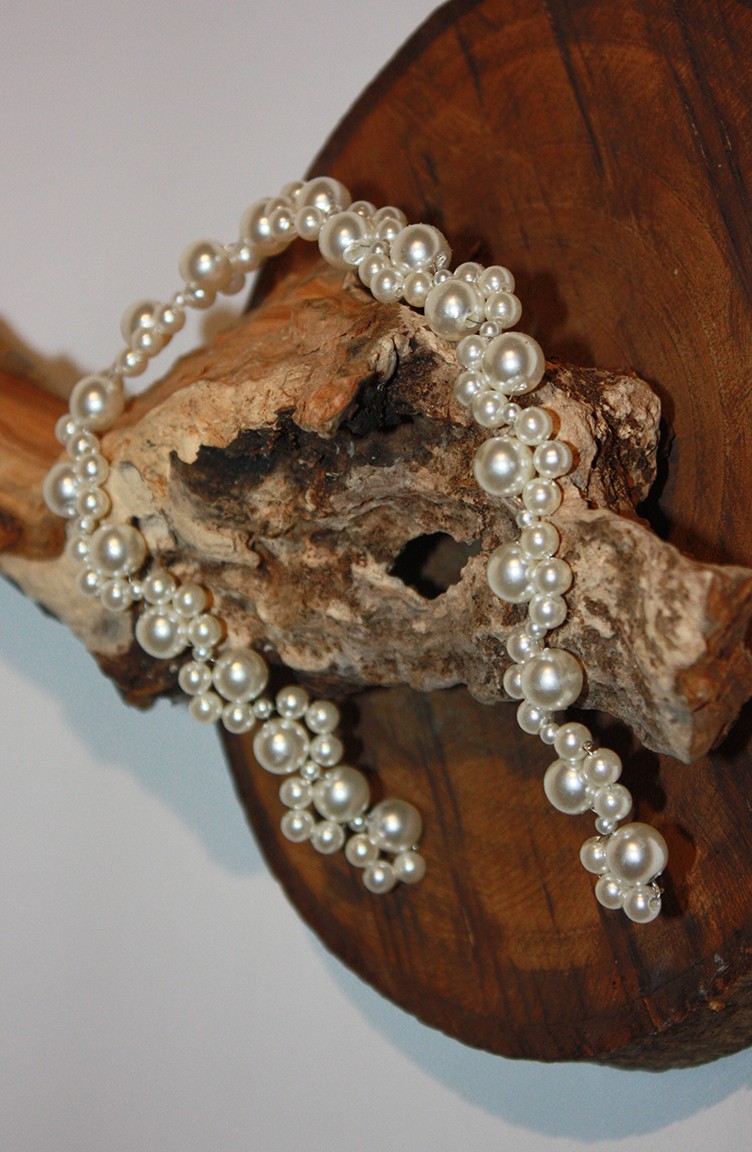 Cream Bridal Hair Accessories 3 Sefamerve