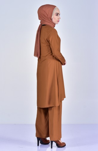 Necklace Tunic Trousers Double Suit 1177-07 Taba 1177-07