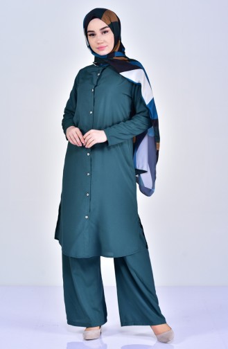 Tunic Trousers Double Suit 5002-03 Emerald Green 5002-03