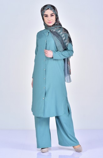 Tunic Trousers Double Suit 5002-07 Almond Green 5002-07