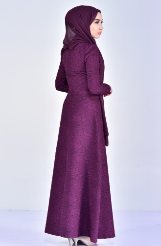 Robe Hijab Plum 7221-01