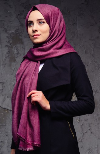 Dubai Cashmere Shawl 203-203 Plum 203-203