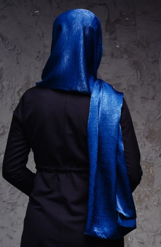 Dubai Shiny Crepe Shawl 215-217 Navy 215-217