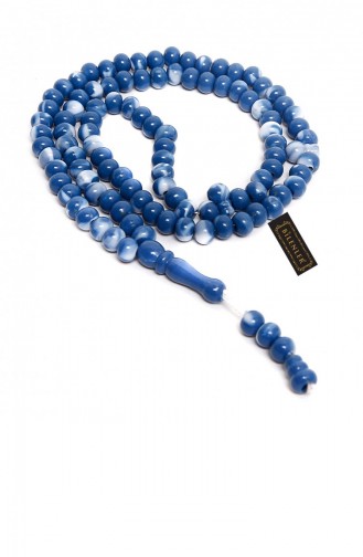 99 Chapelets Musulman 8mm Bleu Mer 87850