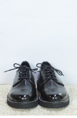 Marjin Ayko Plain Sports Black Patent Leather 18K0140MC002095_003