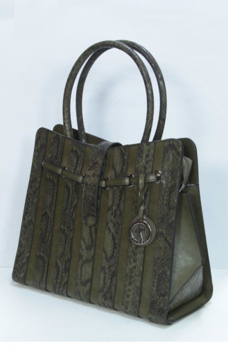 Marjin Ersile Daily Bag Khaki Snake 18K00024GL0067_HKYL
