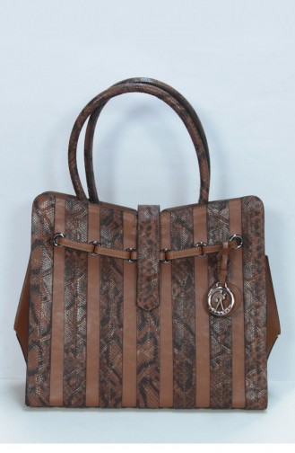 Marjin Ersile Sac de Jour Tabac Serpent 18K00024GL0067_157