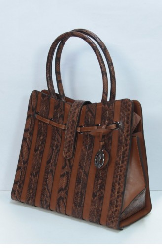 Marjin Ersile Sac de Jour Tabac Serpent 18K00024GL0067_157