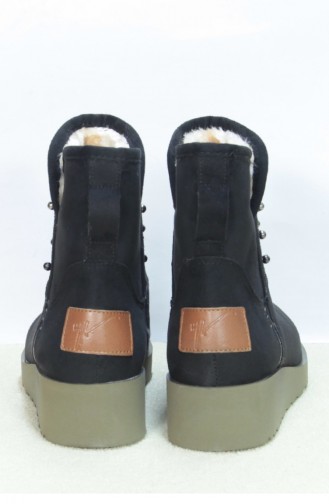 Marjin Nikan Flat Boots Black Suede 18K020OF200_002