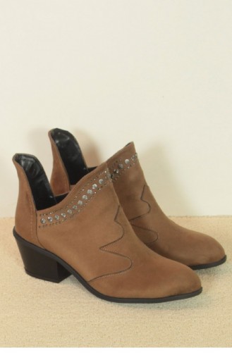Marjin Rosa Bootie Bot Taba Süet