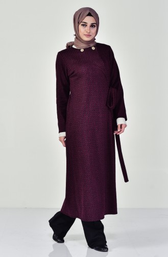 Side Bond Abaya 7099-03 Bordeaux 7099-03