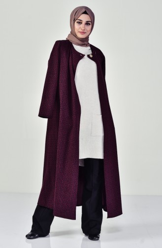 Side Bond Abaya 7099-03 Bordeaux 7099-03