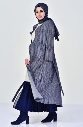 Abaya Attacher de Côter 7099-05 Bleu Marine 7099-05