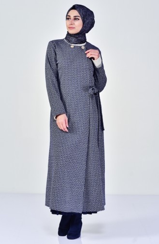 Abaya Attacher de Côter 7099-05 Bleu Marine 7099-05