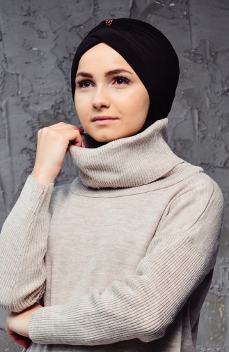 Hijab Ready Turban Bone 1007-15 Brown 1007-15