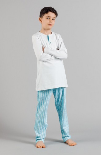 Jungen Pyjamas Set 17ECP0005 Blau 17ECP0005