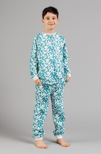 Blue Children`s Pajamas 17ECP0013