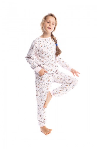 Kinderpyjama Set G1814 Rose 1814