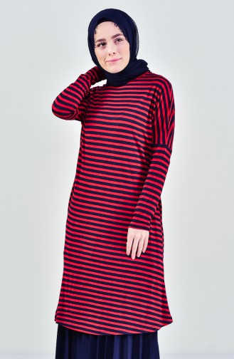 Yarasa Kol Tunik 7533A-01 Kırmızı