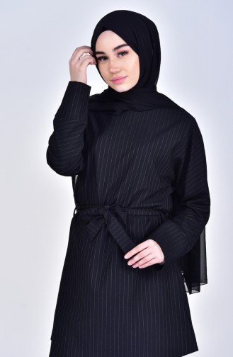 Belted Tunic 5006-02 Black 5006-02