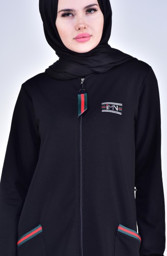 Pocket Sports Abaya 99169-02 Black 99169-02