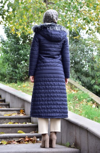 Navy Blue Winter Coat 0231-04