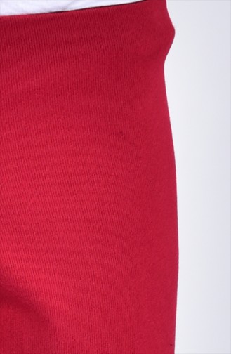 Knitwear Trousers 8013-01 Claret Red 8013-01