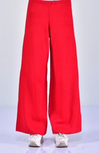 Pantalon Large Tricot 9005-09 Rouge 9005-09