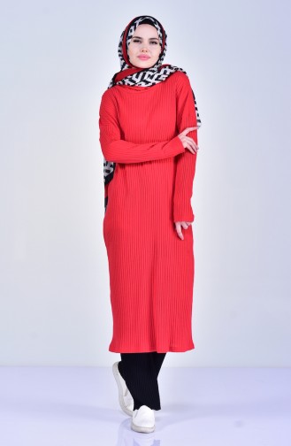 Ensemble Deux Pieces Tunique Pantalon 3336-01 Fleur de Grenadine Noir 3336-01
