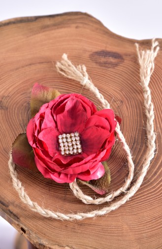 Claret red Bride s Bouquet 3