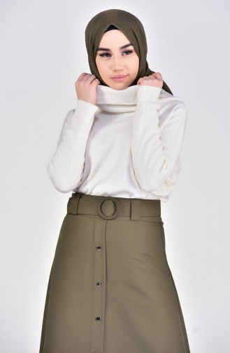 Khaki Skirt 0517-01