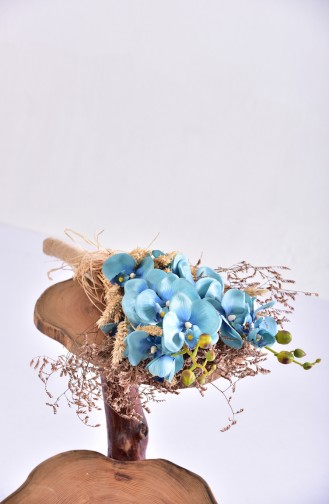 Blue Bridal Bouquet 1