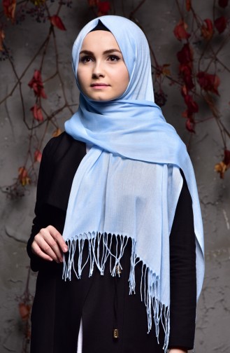 Pashmina Schal 901405-02 Baby Blau 901405-02