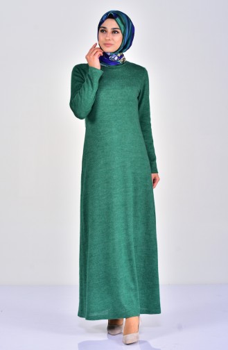 توبانور فستان بتصميم تريكو 7218-06 لون اخضر فاتح 7218-06