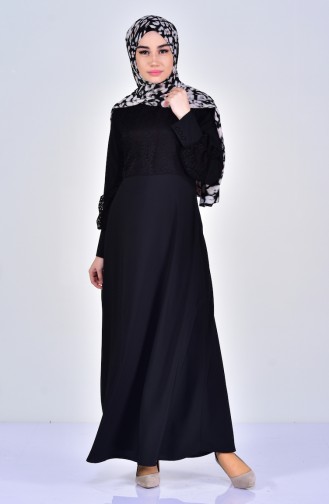 Lace Dress 5011-02 Black 5011-02