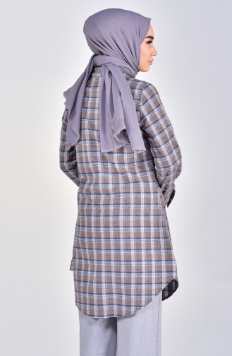 Ekose Tunik 2468-01 Vizon