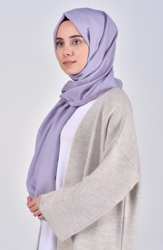 Plain Cotton Shawl 19045-04 Gray 19045-04