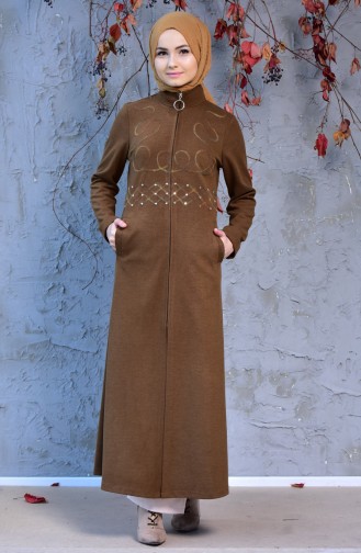كاب بتصميم سحاب 6171-02 لون بني 6171-02