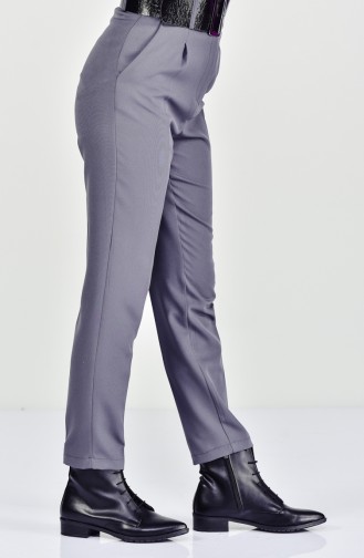 Belted Straight leg Pants 4003-05 Gray 4003-05