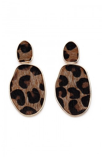 Leopard Geometric Shaped Earrings Kp7516 7516