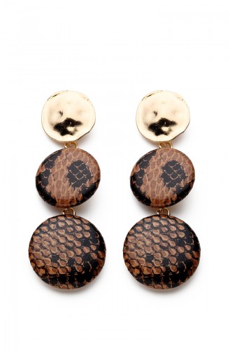 Snakeskin Pattern Earrings Kp7525 7525