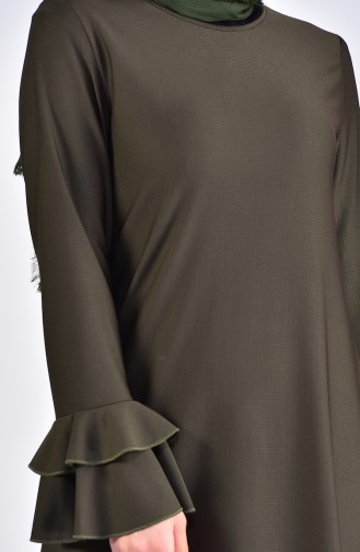 EFE Layer Sleeve Dress 0362-01 Khaki 0362-01