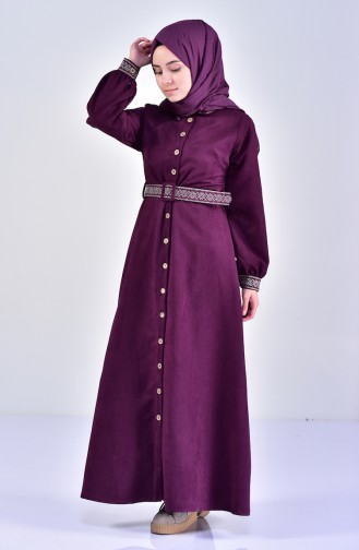 Lila Hijab Kleider 2030-06