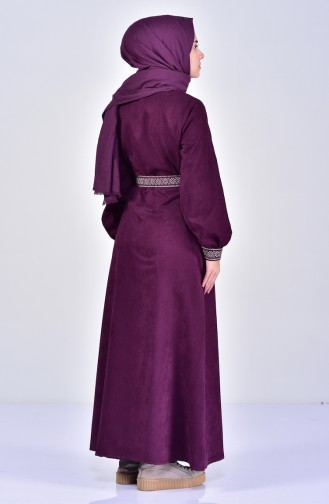 Purple Hijab Dress 2030-06