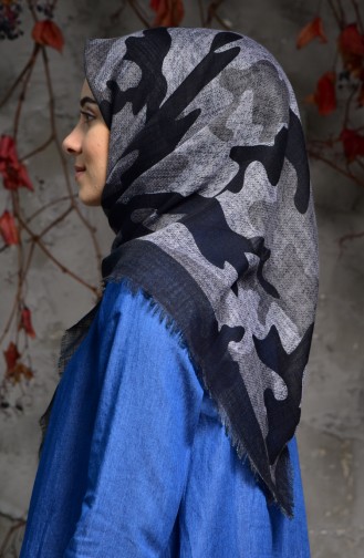 Camouflage Patterned Scarf 2120-11 Fume 2120-11
