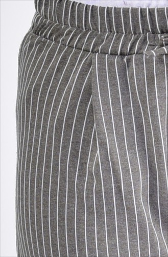 Striped Pants 1329-08 Khaki Green 1329-08